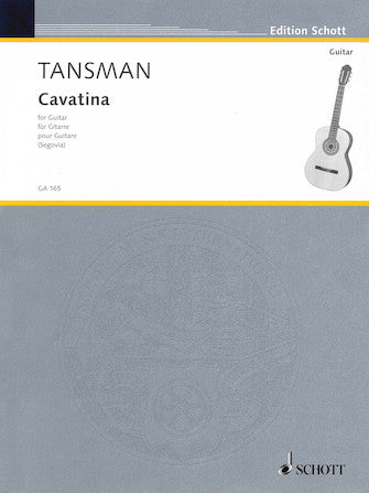 Tansman: Cavatina-Guitar -