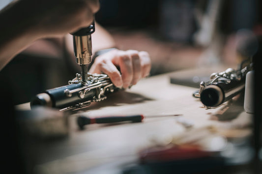 Drilling a Clarinet Repair