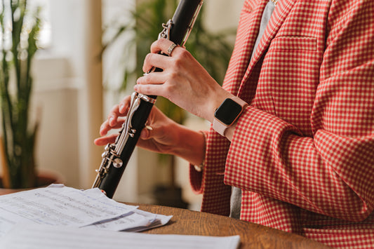 Clarinet Player close up