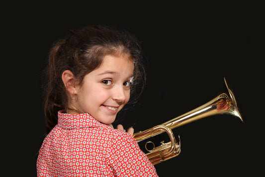 Girl with a trumpet