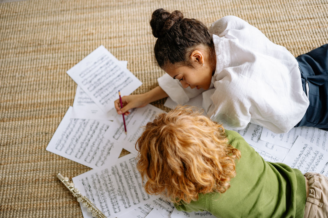 child parent flute music pages