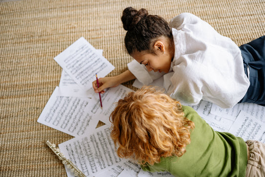 child parent flute music pages