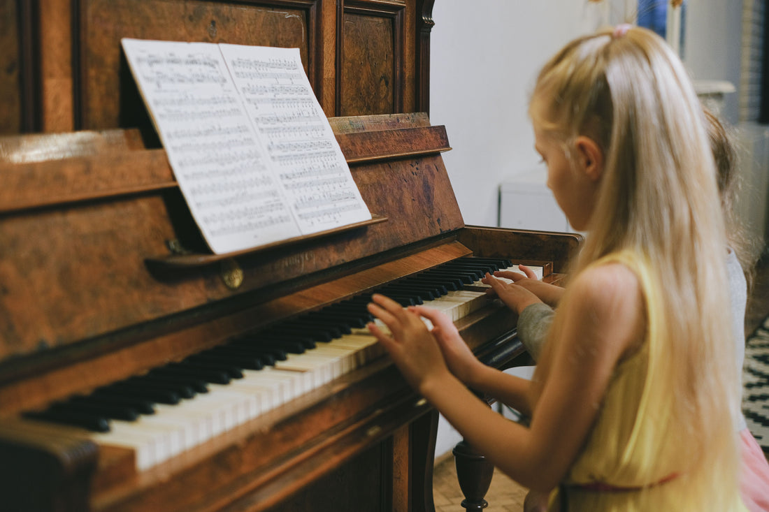 Girl at piano