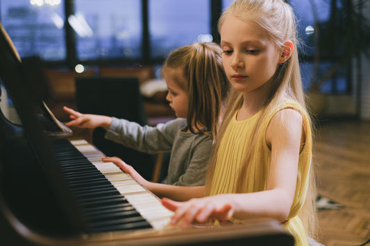 Girls at piano