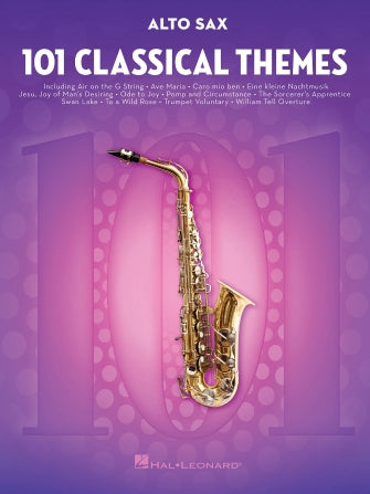 101 Classical Themes - Instrumental Folio Softcover - San Diego Music Studio - Hal Leonard Corporation - sheet music