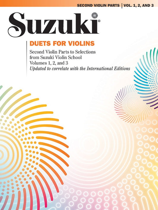 Suzuki Duets for Violins - International Edition - Volumes 1, 2 & 3 - 