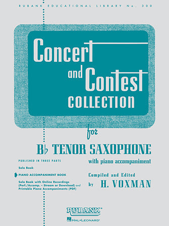 Rubank Concert and Contest: PIANO ACCOMP - 