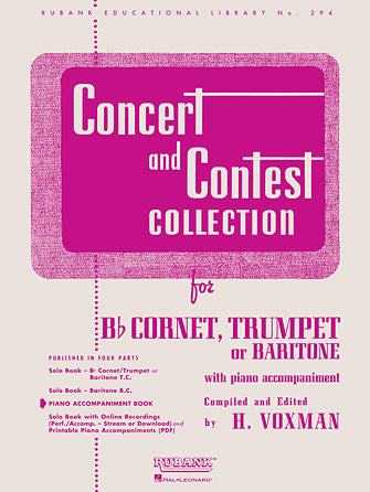 Rubank Concert and Contest: PIANO ACCOMP - 
