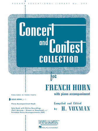 Rubank Concert and Contest - Solo Book Only - 