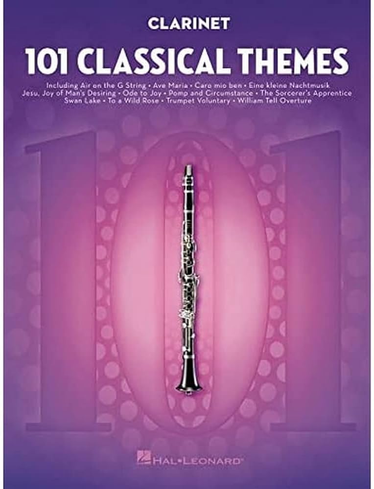 101 Classical Themes - Instrumental Folio Softcover - San Diego Music Studio - Hal Leonard Corporation - sheet music