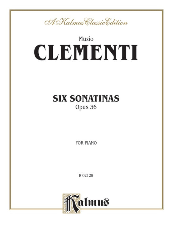 Clementi Six Sonatinas-Piano - 