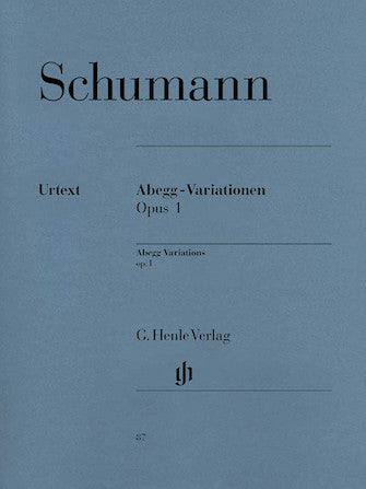 Schumann Abegg-Variationen Opus