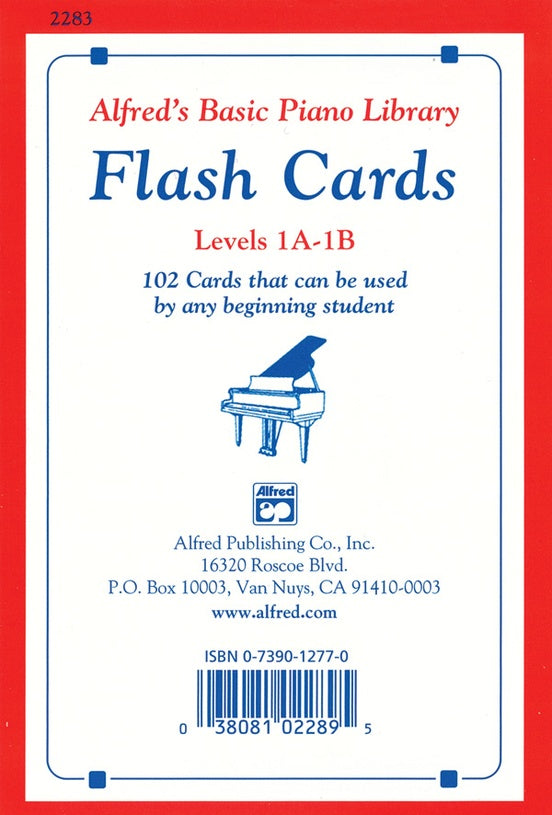 Alfred's Flash Cards: Levels 1A-1B - 