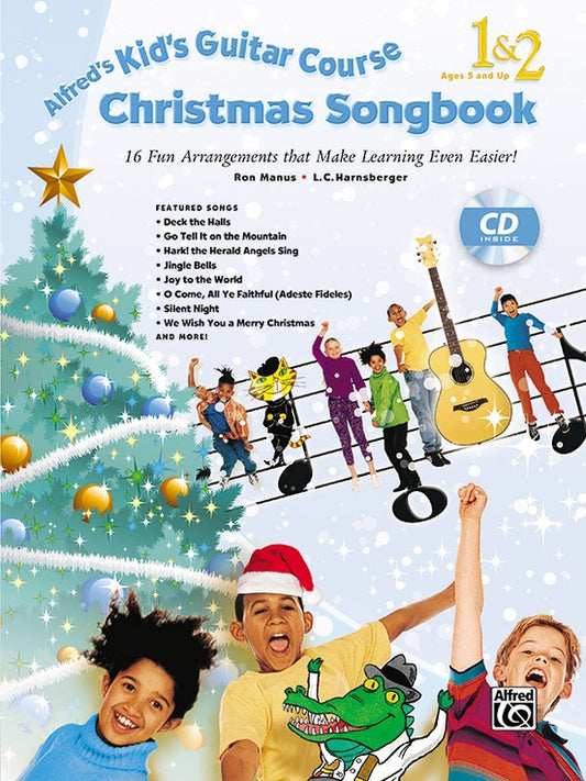 Alfred's Kid's Guitar Course Christmas Songbook 1 & 2 - 