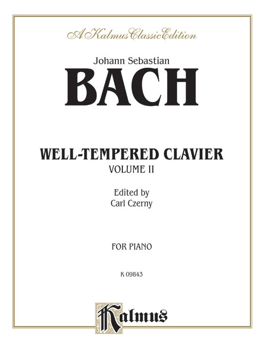 Bach Well-Tempered Clavier Piano - 