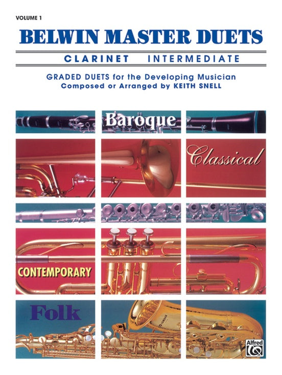 Belwin Master Duets-Bb Clarinet : Intermediate - 
