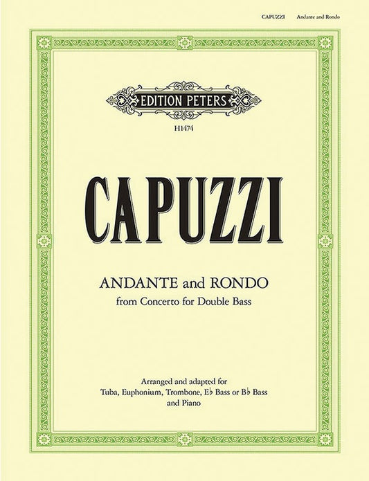 Capuzzi Andante and Rondo : Double Bass - 