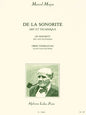 De La Sonorite Art et Technique - 