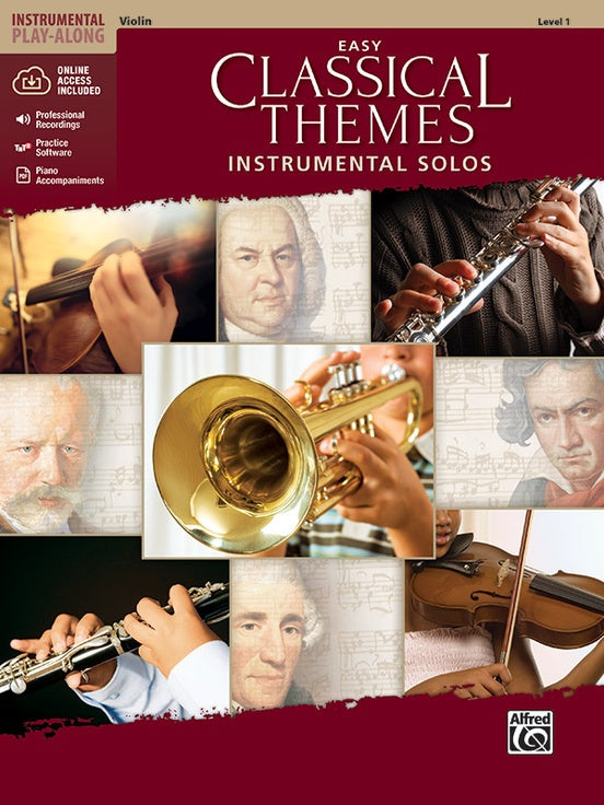 Easy Classical Themes Instrumental Solos: Violin - 