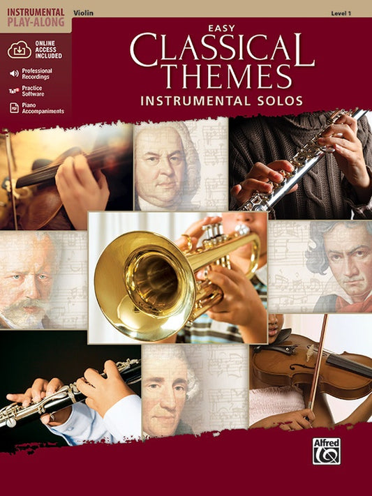 Easy Classical Themes Instrumental Solos: Violin - 