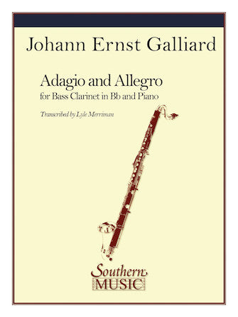 Galliard Adagio and Allegro - Bass Clarinet - 
