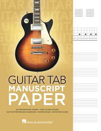 Guitar Tab Manuscript Paper - 