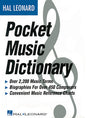 HL Pocket Music Dictionary-Theory : Pocket - 