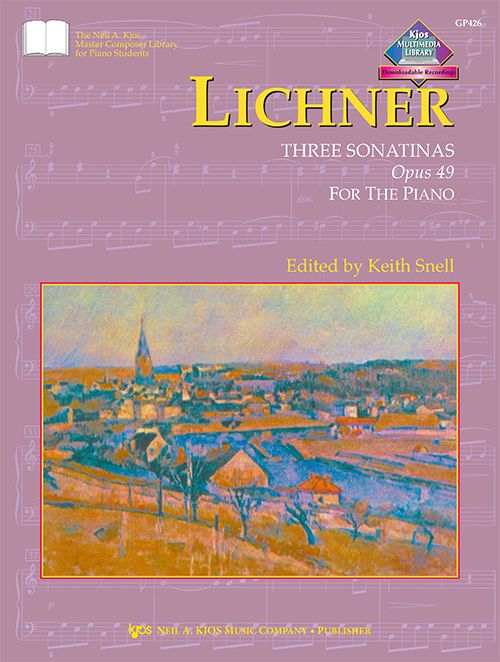 Lichner, 3 Sonatinas Opus 49-Piano : MCL - 