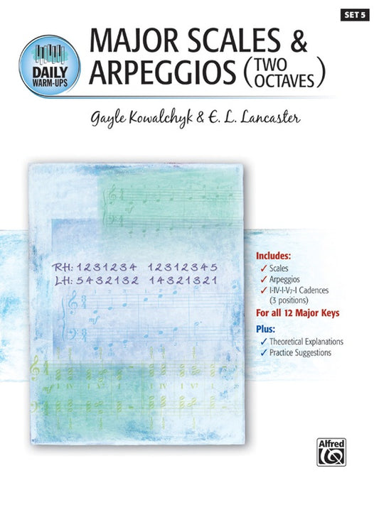 Major Scales & Arpeggios (Two Octaves) : Set 5 - 