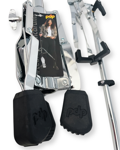 Pacific Drums 800 Series Concert Snare Stand closeup unassembled