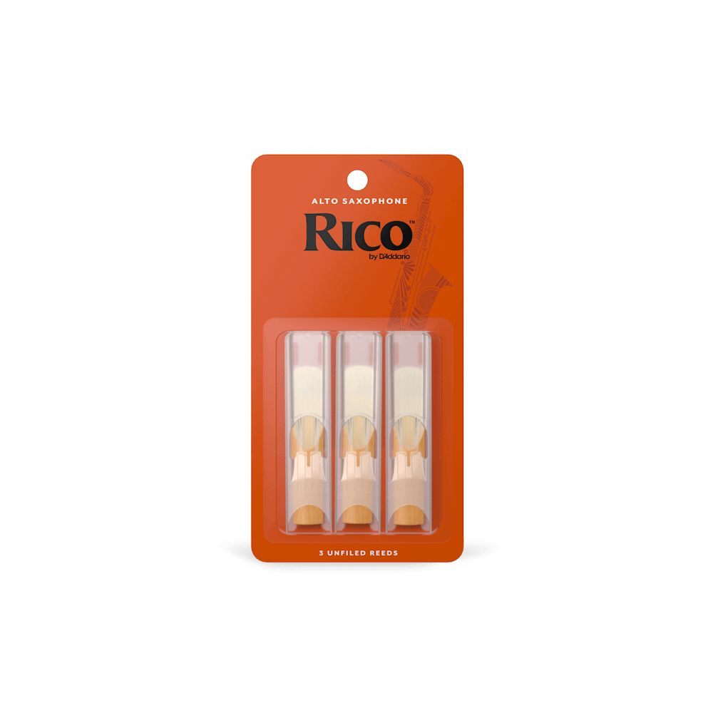 Rico Regular Alto Sax Reeds - 3 Pack - 