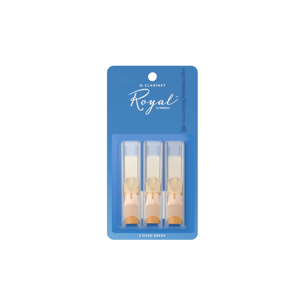 Rico Royal Bb Clarinet Reeds - 3 Pack - 