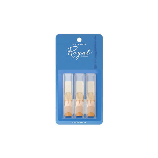 Rico Royal Bb Clarinet Reeds - 3 Pack - 