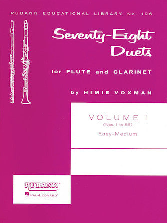 Rubank Seventy-Eight Duets-Flute/Clarinet - 