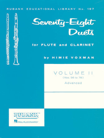 Rubank Seventy-Eight Duets-Flute/Clarinet - 