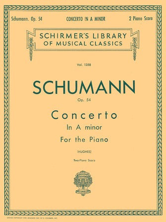 Schumann Op. 54 Concerto Am-Piano - 