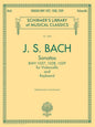 Sonatas for Cello and Keyboard  BWV 1027, 1028, 1029 Schirmer Library of Classics Volume 2053 - 
