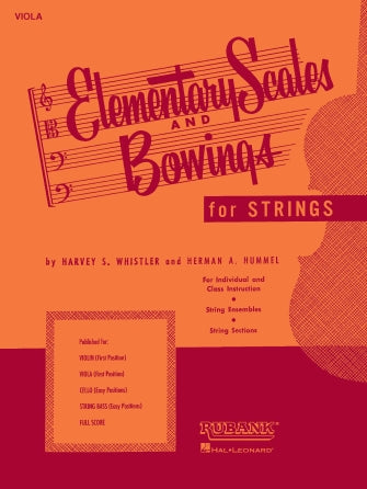 Elementary Scales and Bowings - 