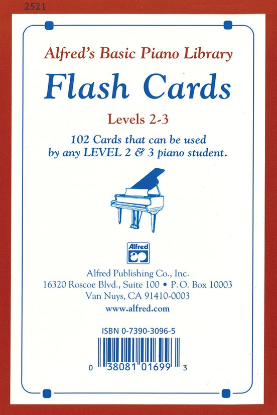 Alfred's Flash Cards: Levels 2-3 - 
