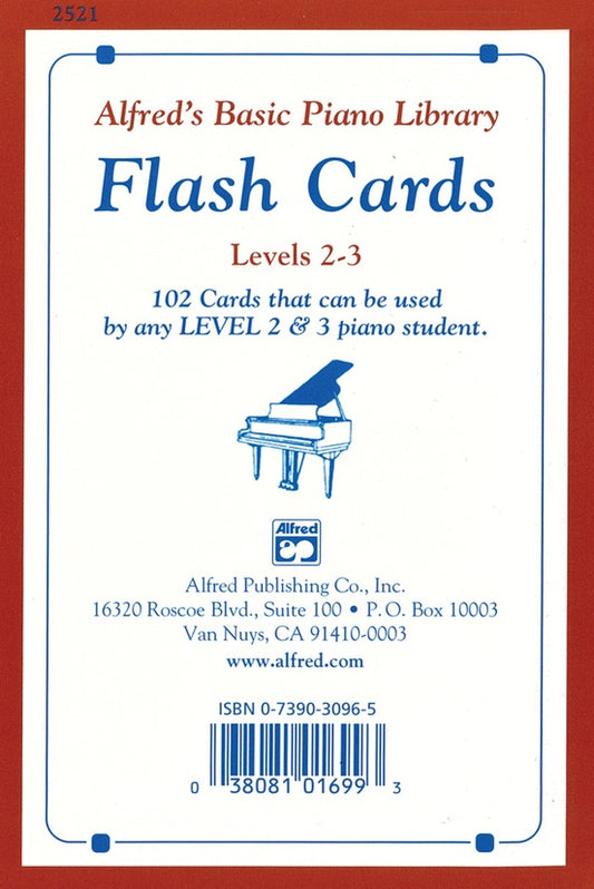 Alfred's Flash Cards: Levels 2-3 - 