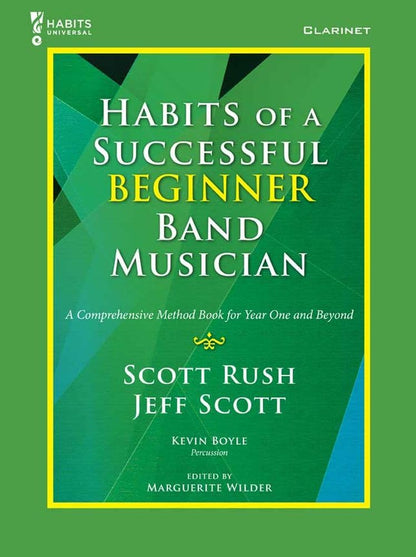 Habits of a Successful Beginner Band Musician method book – Clarinet