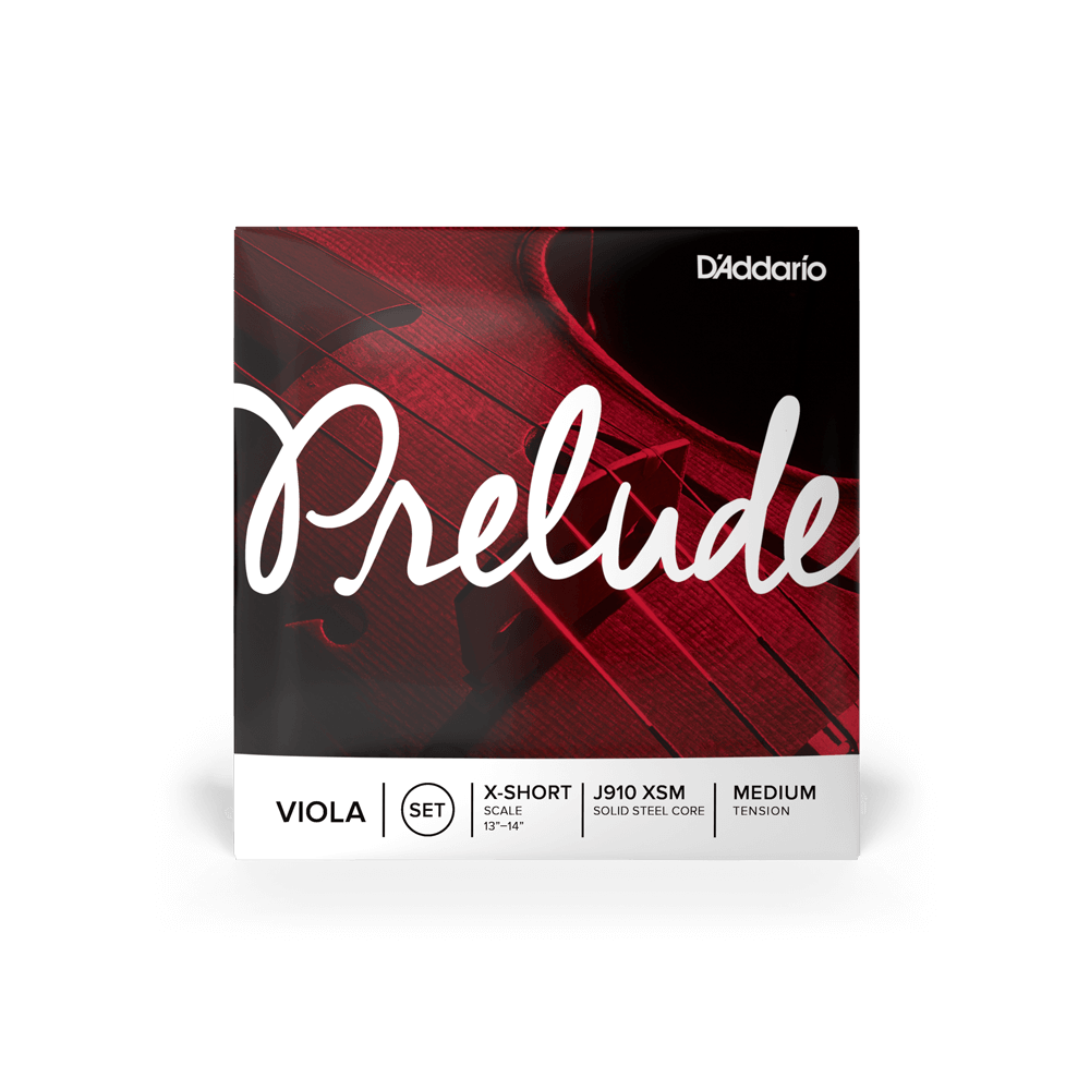 Prelude Viola String Set: Extra Short Scale - San Diego Music Studio - D'Addario - 