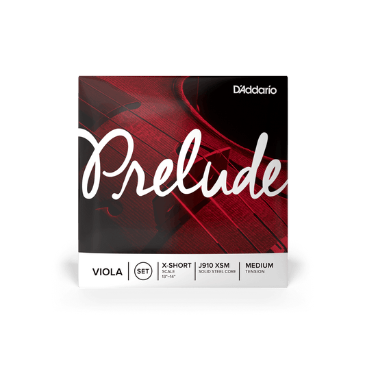Prelude Viola String Set: Extra Short Scale - San Diego Music Studio - D'Addario - 