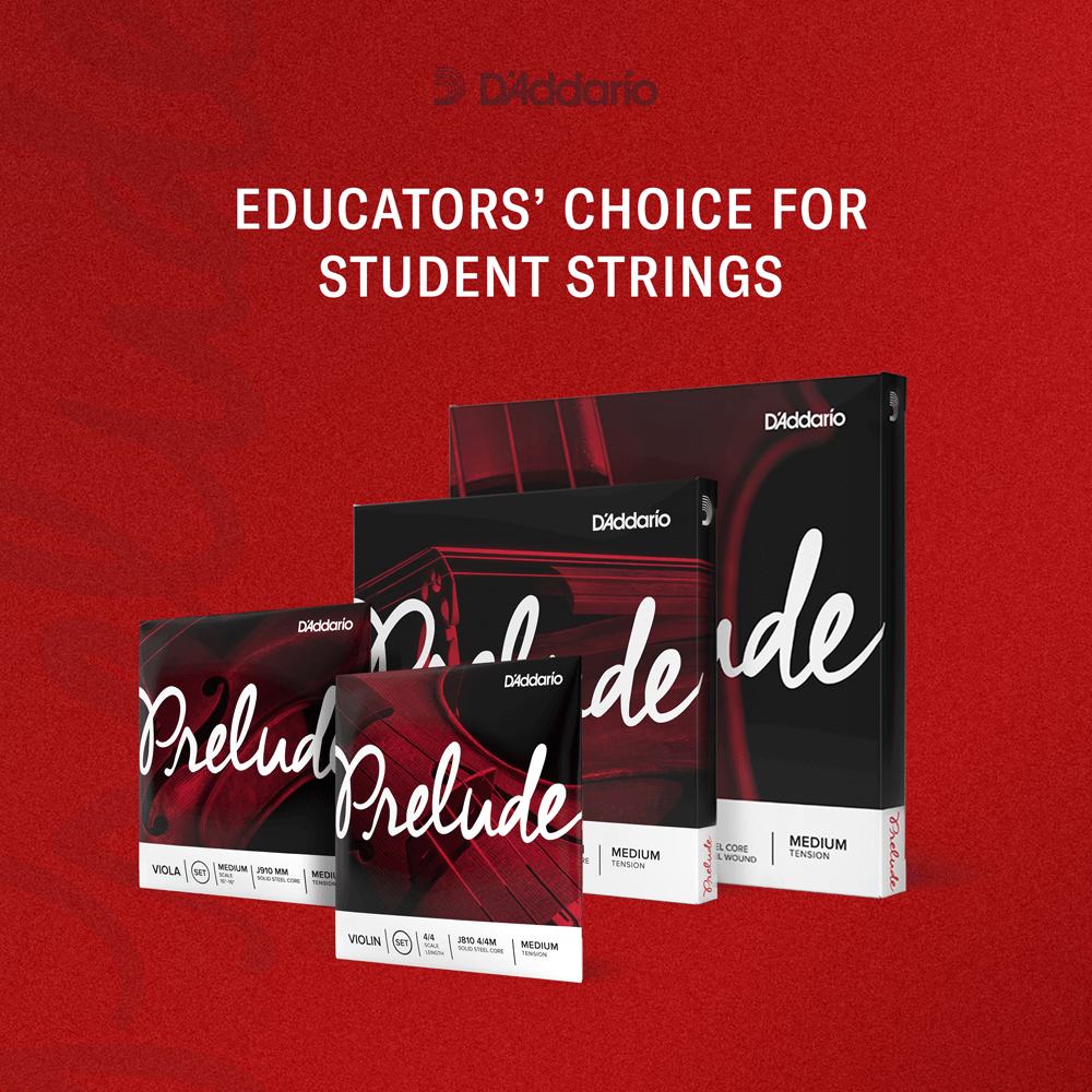 D'Addario Prelude Strings – the educator's choice for student strings