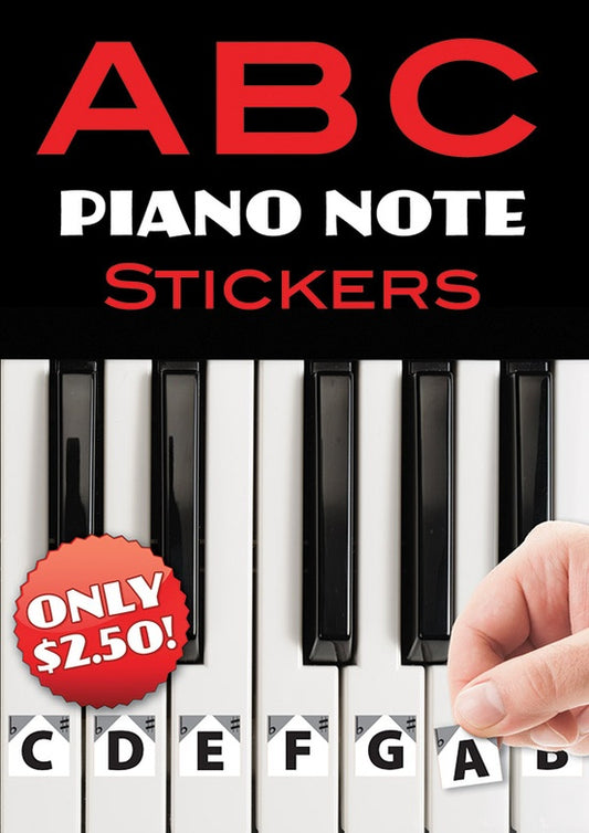 ABC Piano Note Stickers