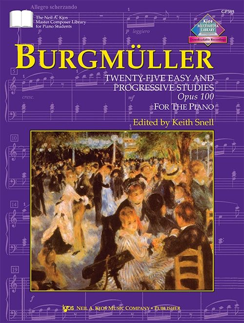 Burgmuller - 25 Easy & Progressive Studies, Op. 100 - 